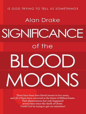 cover image of Significance of the Blood Moons